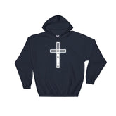 Christian Cross Faith Hoodie Bible Scripture Easter Hoodie EternalChristianTees Navy 5XL